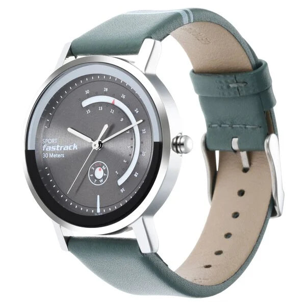 Fastrack Wear Your Look Quartz Grey Dial Leather Strap Watch for Girls ns6172sl04 / 6172sl04 - KRISHNA WATCH COMPANY