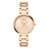 Timex Rose Gold Dial Women's Watch - TW000X276
