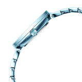 Titan Quartz Analog Blue Dial Stainless Steel Strap Watch for Women 95162QM02