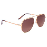 FRENCH CONNECTION FC 425 C1 Gradient Full-Rim Aviators - KRISHNA WATCH COMPANY