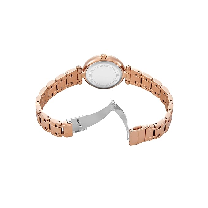 Michael Kors Laney Pink Quartz Stainless Steel Watch - MK4893 - KRISHNA WATCH COMPANY