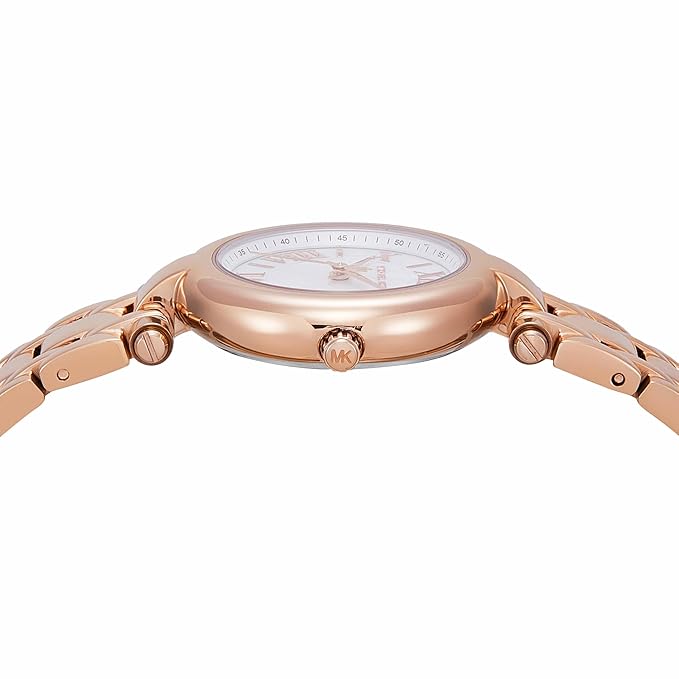 Michael Kors Laney Pink Quartz Stainless Steel Watch - MK4893 - KRISHNA WATCH COMPANY
