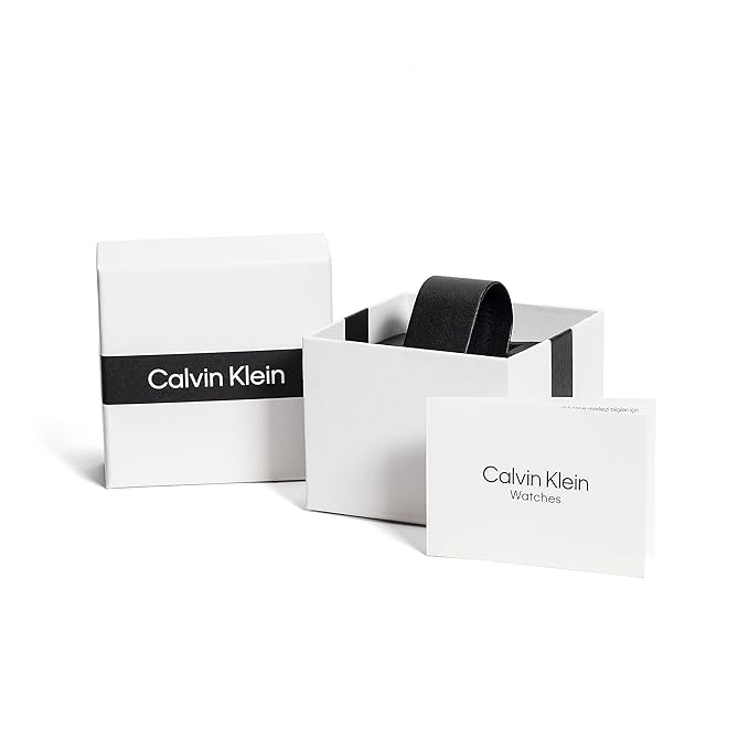 Calvin Klein Ck Elation Women's Silver Analog Stainless Steel Watch 25200424 - KRISHNA WATCH COMPANY