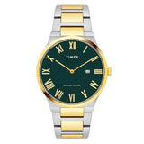 Timex Green Dial Stainless Steel bracelet Men's Watch - TWEG23609