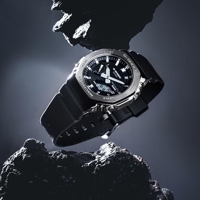 Casio G-Shock Resin Strap Men Watch GBM2100-1ADR - G1581 - KRISHNA WATCH COMPANY