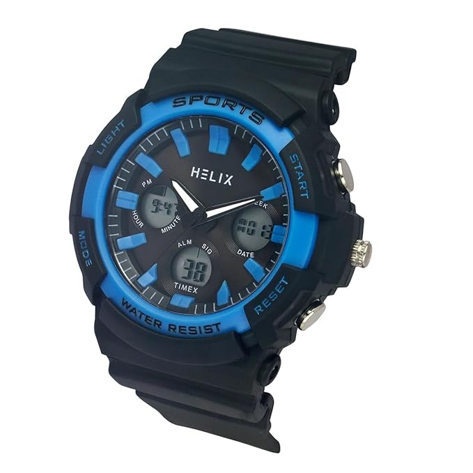 Helix Analog-Digital Black Dial Men's Watch-TWESK4502T - KRISHNA WATCH COMPANY