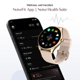Noise Twist 2 Smart Watch with 1.43” AMOLED Screen, AI Search & Voice Assistant, Bluetooth Calling, Stainless Steel Back, 7-Day Battery, 100+ Watch Faces, Health Suite, IP68 (Rose Pink)