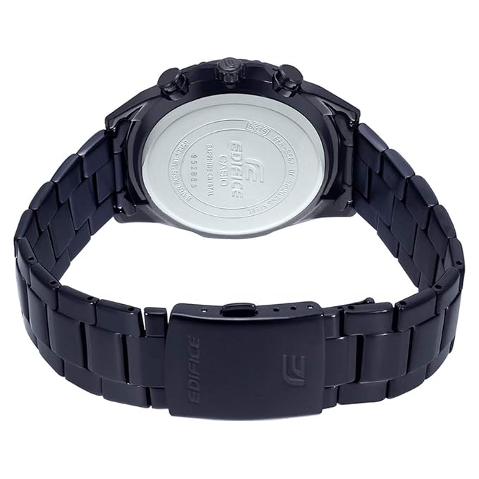 Black Chronograph - Men's Watch EDIFICE EFR-S567DC-1AVUDF (EX508) - KRISHNA WATCH COMPANY