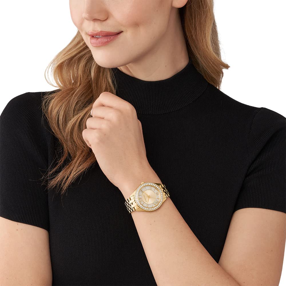 Michael Kors Harlowe Analog Gold Dial Women's Watch-MK4709 - KRISHNA WATCH COMPANY
