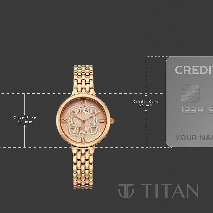 Titan Eminence Quartz Analog Watch For Women 95364WM01 - KRISHNA WATCH COMPANY