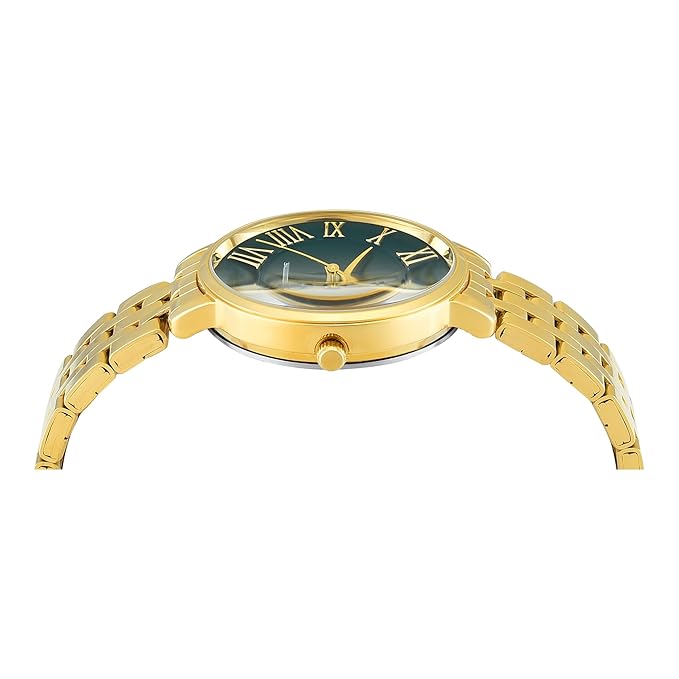 Timex Green Dial with Roman Numbers Women's Astrological Watch - TWEL19106 - KRISHNA WATCH COMPANY
