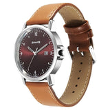 Sonata Quartz Analog with Date Brown Dial Watch for Men-77083SL09