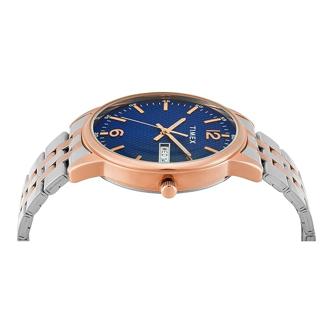 TIMEX Trendline Blue Round Dial Analog Men's Watch - TWTG12110 - KRISHNA WATCH COMPANY