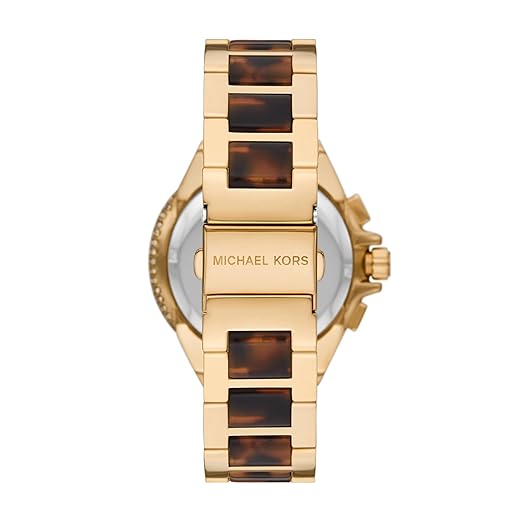 Michael Kors Oversized Camille Gold & Brown Dial 43mm MK7269 - KRISHNA WATCH COMPANY