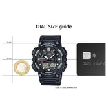 Casio Black Analog-Digital - Men's Watch CASIO YOUTH AEQ-110W-1AVDF (AD207)
