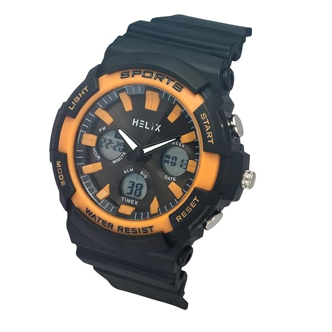 Helix Analog-Digital Black Dial Men's Watch-TWESK4501T - KRISHNA WATCH COMPANY