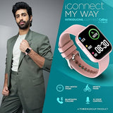 TIMEX iConnect Calling Smartwatch|1.83" TFT Display with 240x284 Pixel Resolution|Single Sync Bluetooth Calling|AI Voice Assist|100+ Sports Modes|200+ Watchfaces TWIXW200T