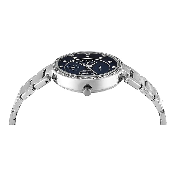 Timex Blue Dial Women's Watch - TWEL18729 - KRISHNA WATCH COMPANY