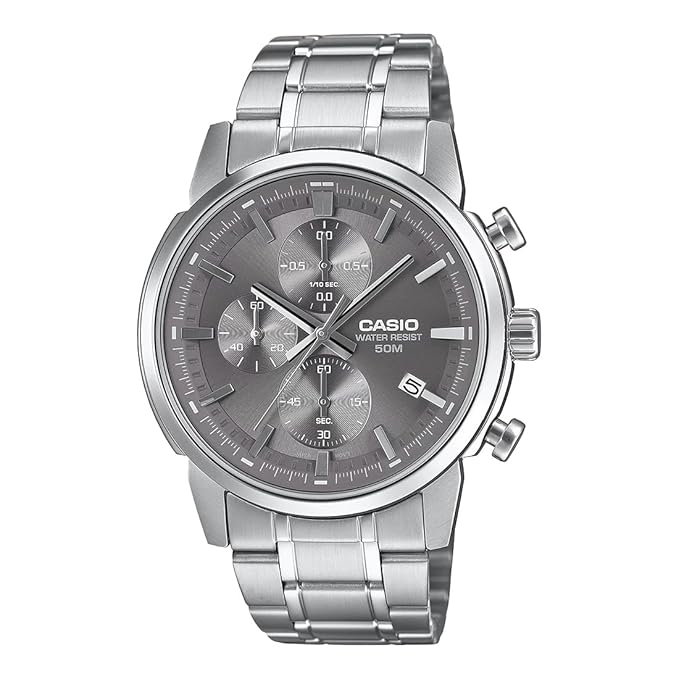 Casio Enticer Men Analog Brown Dial Men MTP-E510D-8AVDF A2306 - KRISHNA WATCH COMPANY