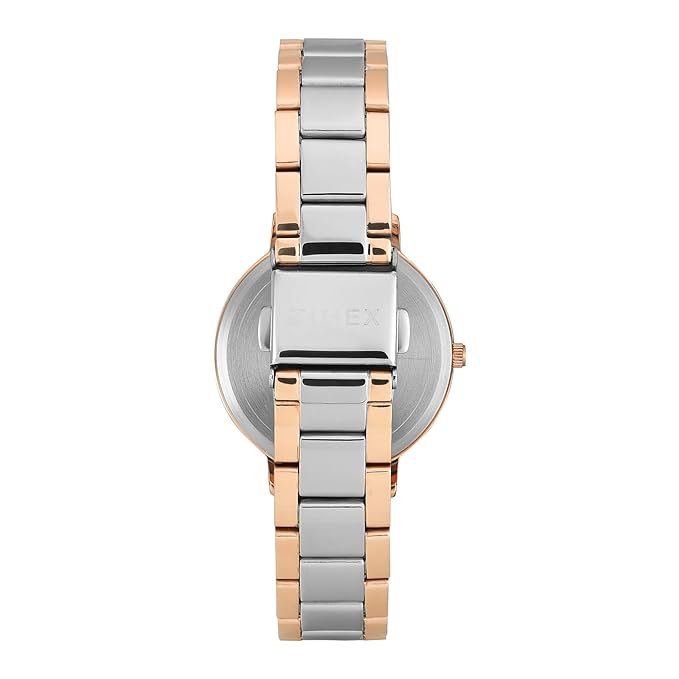Timex Rose Gold Dial Women's Watch - TWEL15826 - KRISHNA WATCH COMPANY