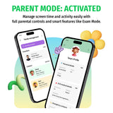 Noise Junior Champ 3 Smart Watch for Kids | 3-in-1 Look with 2 Switchable Bumpers, in-Built Learning Hub, Habit Builder, Exam & School Mode, SOS, 100+ Cloud Faces, Parental Control (Black Blaze)