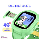 Noise Junior Explorer 2 Smart Watch for Kids with 4G SIM Compatible, 2-Way Video & Voice Calling, Geofencing, Real Time Location Monitoring via Google Maps, IP68, SOS Emergency Alerts (Happy Meadow)