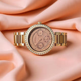 Titan Acetate Multifunction Hybrid Strap Watch for Women - 95187KD03