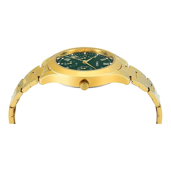 TIMEX Green Round Dial Analog Women's Watch - TW000Q821 - KRISHNA WATCH COMPANY