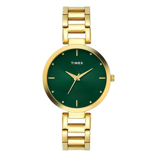Timex Green Dial Women's Watch - TW000X275