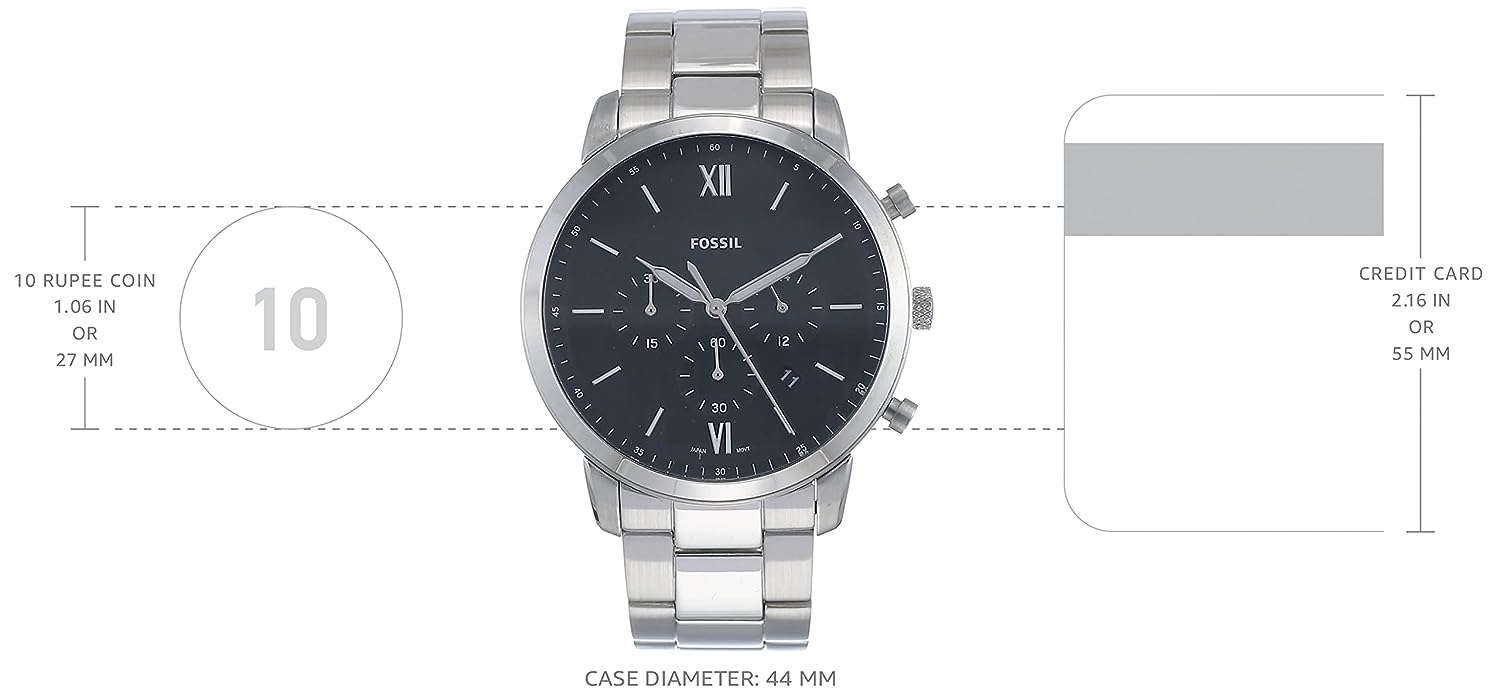 Fossil Analog Black Dial Men's Watch- FS5384 - KRISHNA WATCH COMPANY
