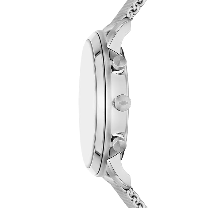 Fossil Neutra Chronograph Stainless Steel Mesh Watch and Bracelet Box Set FS6020SET - KRISHNA WATCH COMPANY