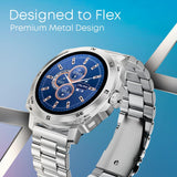 Fastrack Radiant FX3 with 3.63 CM AMOLED Display with Functional Crown,SingleSync BT Calling,AI Voice Assistant 38124sm01