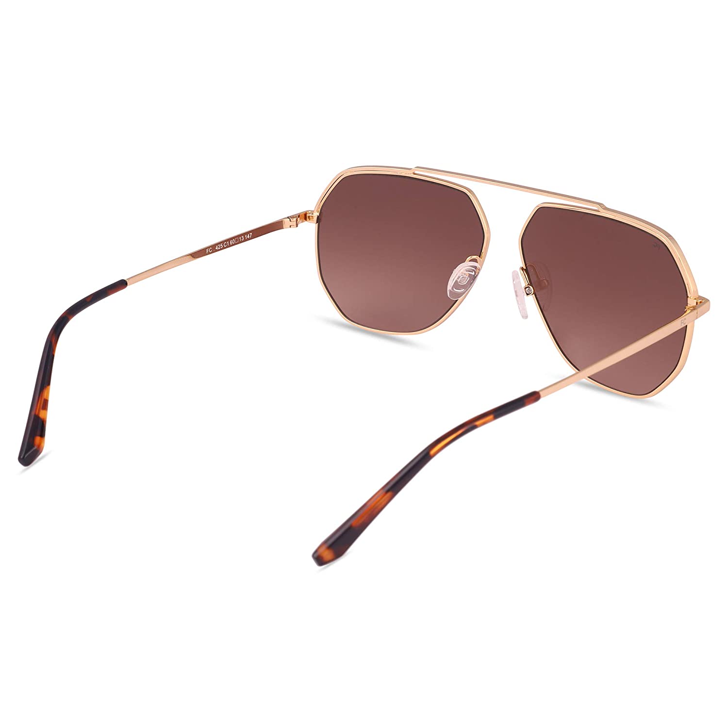 FRENCH CONNECTION FC 425 C1 Gradient Full-Rim Aviators - KRISHNA WATCH COMPANY