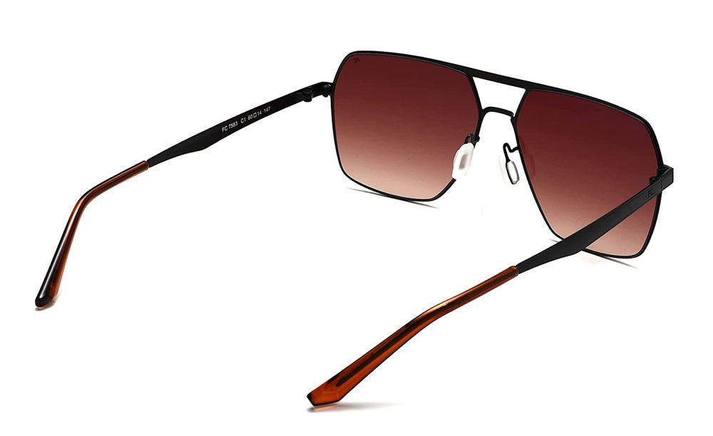 French Connection Gradient Rectangular Men Sunglasses - FC 7583 C1 - KRISHNA WATCH COMPANY
