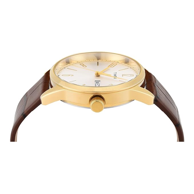 Timex Men Silver Dial Analog Watch - TWEG25508 - KRISHNA WATCH COMPANY