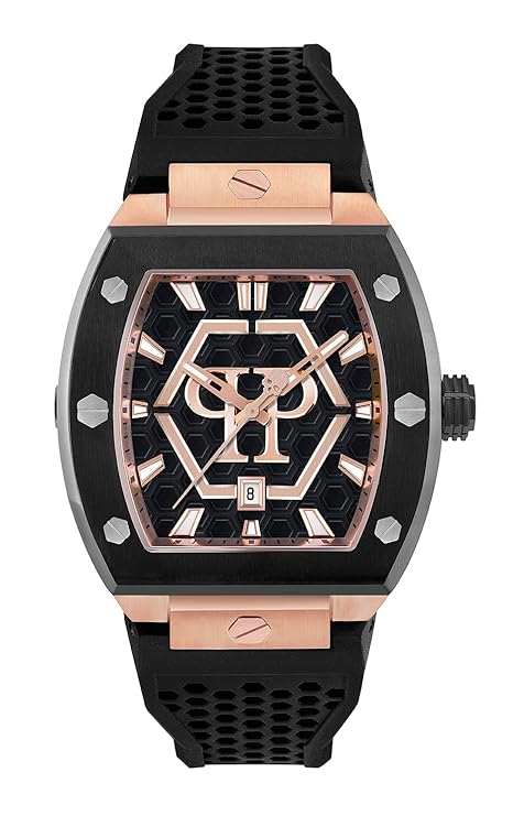 PHILIPP PLEIN Analog Black Dial Men's Watch-PWPUA0124 - KRISHNA WATCH COMPANY