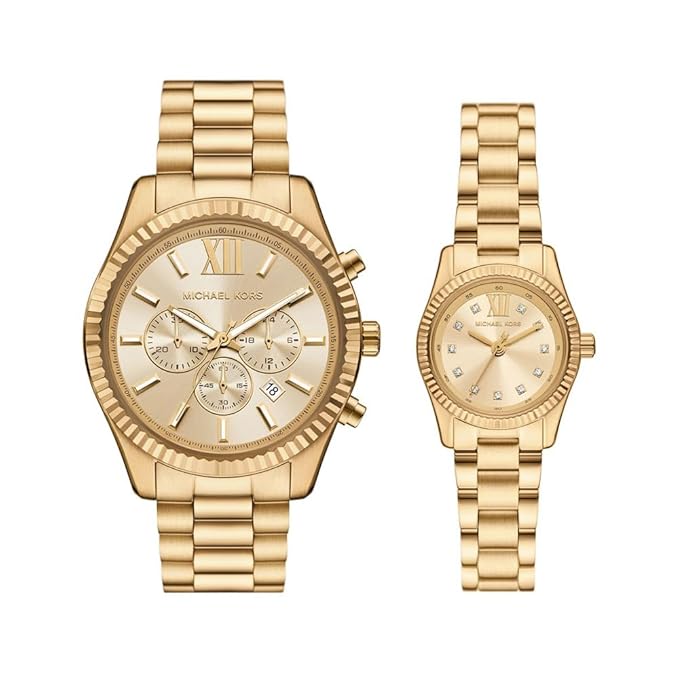 Michael Kors Lexington Two-Tone Watch MK4952SET - KRISHNA WATCH COMPANY