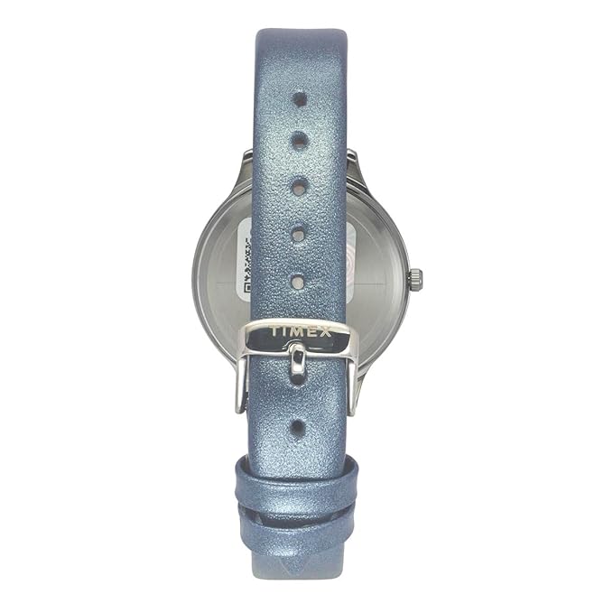 TIMEX Leather Women Blue Round Dial Analog Watch - TWTL12108 - KRISHNA WATCH COMPANY