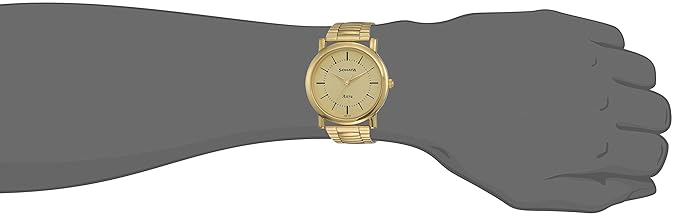 Sonata Analog Champagne Dial Men's Watch - 77049YM01 - KRISHNA WATCH COMPANY