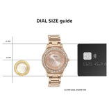 Sonata Blush It Up Rose Gold Dial Women Watch 8123wm03 - KRISHNA WATCH COMPANY
