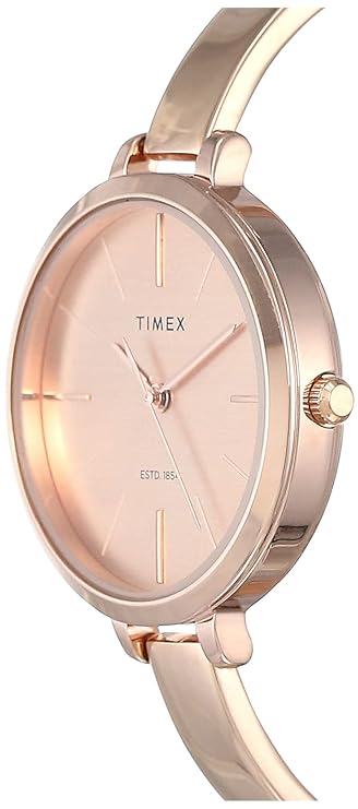TIMEX ANALOG BEIGE DIAL WOMEN'S WATCH - TWEL12803 - KRISHNA WATCH COMPANY