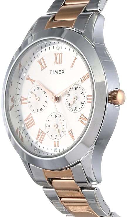 TIMEX ANALOG SILVER DIAL WOMEN'S WATCH TW000Q807 - KRISHNA WATCH COMPANY