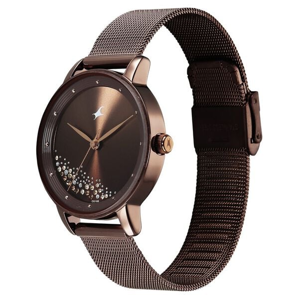 Fastrack Style Up Quartz Analog Watch For Girls - 6206QM01 - KRISHNA WATCH COMPANY
