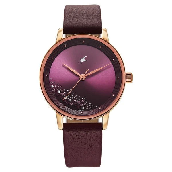 Fastrack Style Up Quartz Analog Watch For Girls 6206WL03 - KRISHNA WATCH COMPANY