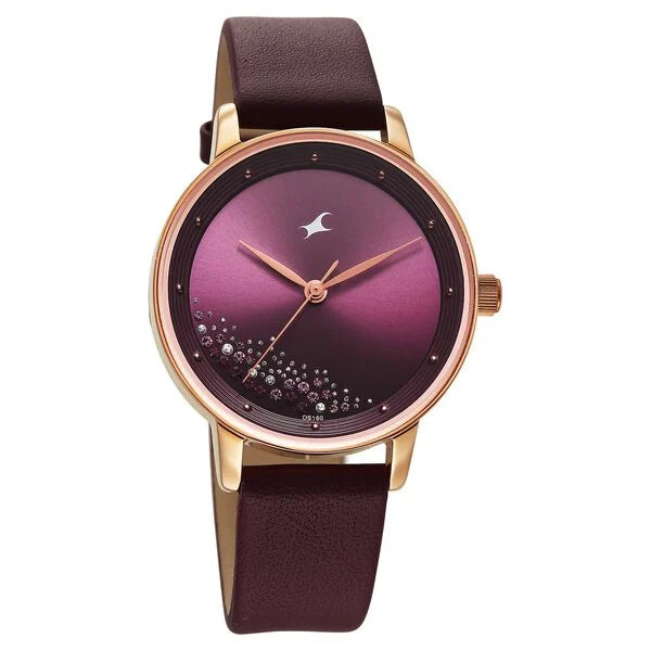 Fastrack Style Up Quartz Analog Watch For Girls 6206WL03 - KRISHNA WATCH COMPANY