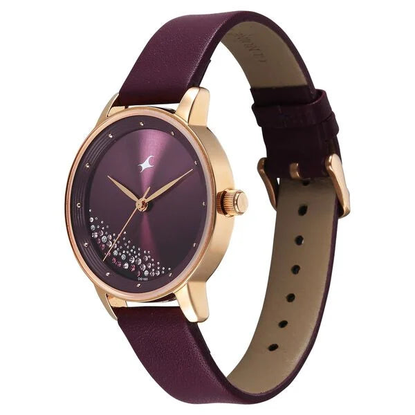 Fastrack Style Up Quartz Analog Watch For Girls 6206WL03 - KRISHNA WATCH COMPANY