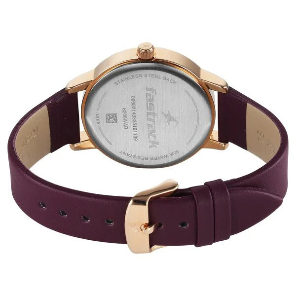 Fastrack Style Up Quartz Analog Watch For Girls 6206WL03 - KRISHNA WATCH COMPANY