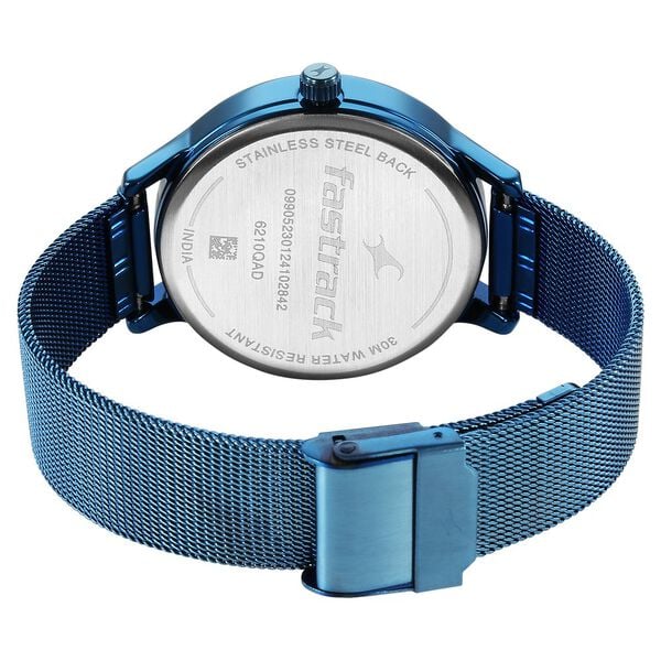 Fastrack Fleek Quartz Analog Silver Dial Stainless Steel Strap Watch For Girls 6210qm01 - KRISHNA WATCH COMPANY