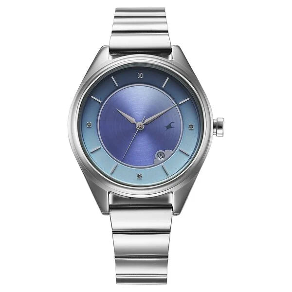 Fastrack Style Up Quartz Analog with Date Watch For Girls 6215SM02 - KRISHNA WATCH COMPANY