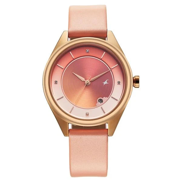 Fastrack Style Up Quartz Analog with Date Watch For Girls 6215wl01 - KRISHNA WATCH COMPANY